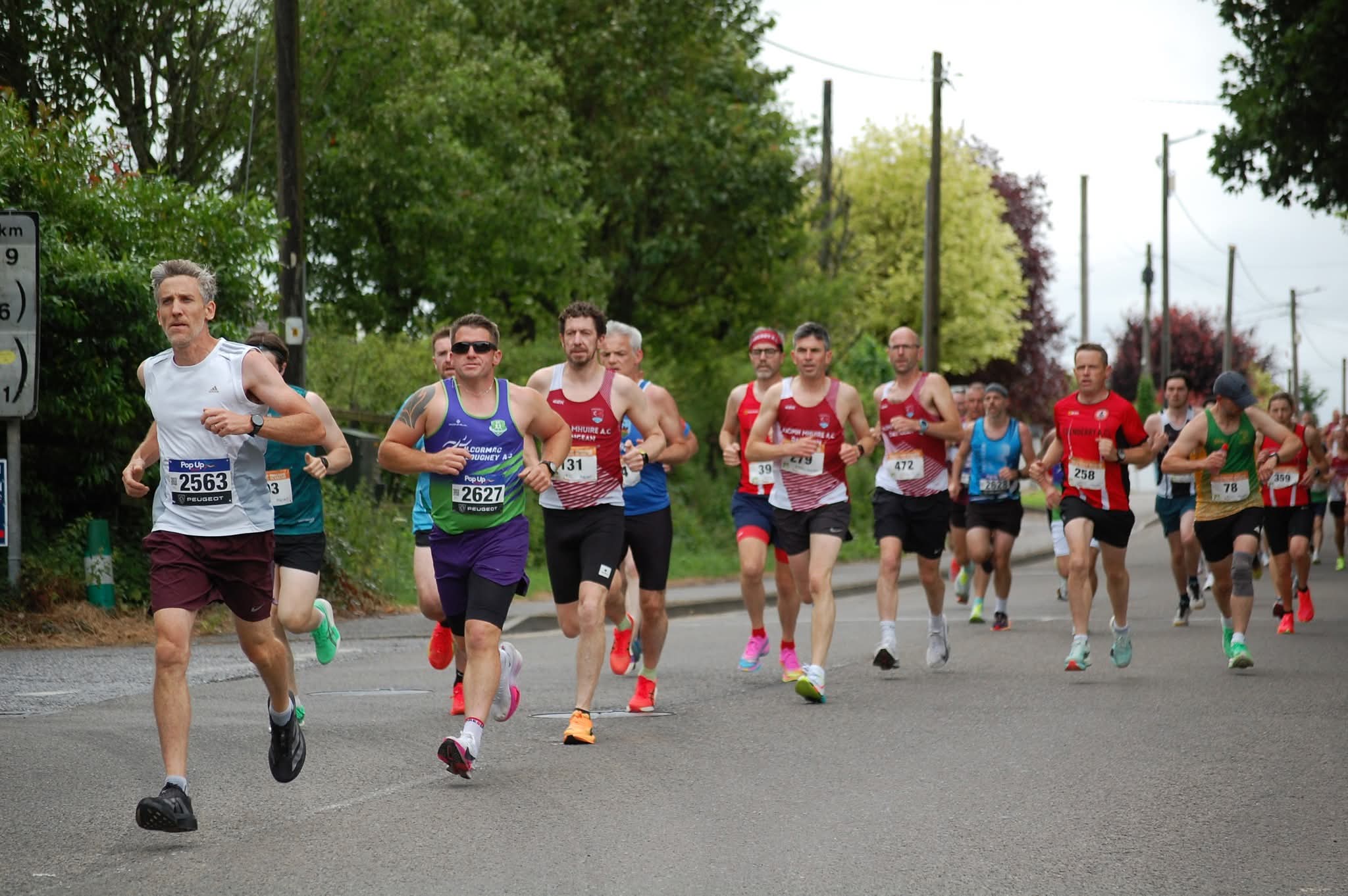 Derek at the Royal Canal running event