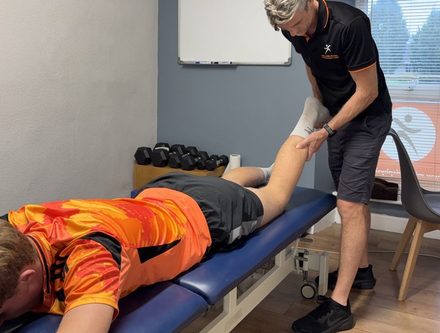 Lower-leg sports massage at Midlands Physio